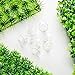 SLSON Aquarium Artificial Grass Lawn Ornament Landscape Plastic Green Plants for Saltwater and Freshwater Fish Tank Decorations with 8 Pcs Suction Cups,9 inch Square
