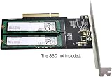 NFHK Dual NVME M.2 to PCIe 3.0 X8 X16 Raid Card VROC Raid0 Adapter view 2