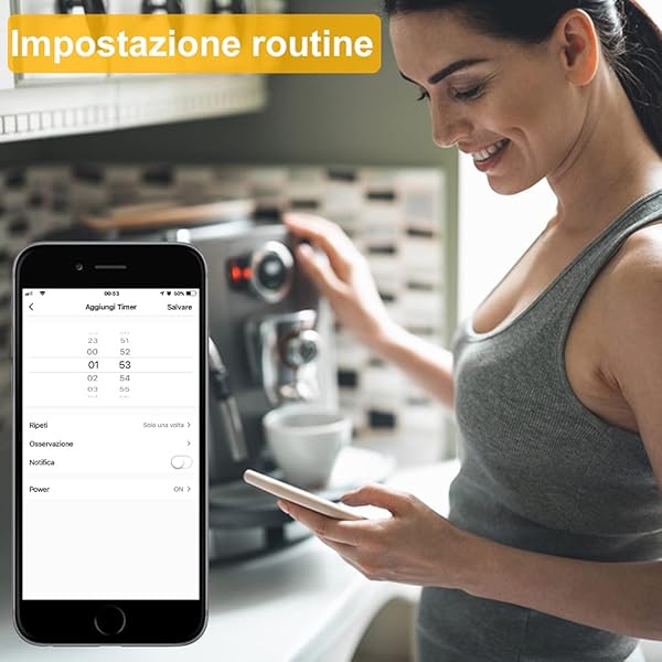 Enchufe Aexa con enchufe inteligente con enchufe italiano compatible con dispositivos Google Home Alexa Amazon Home App Smart Life toma wifi mando a distancia enchufe inteligente para casa