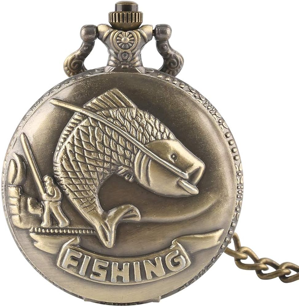 fishing pocket watch