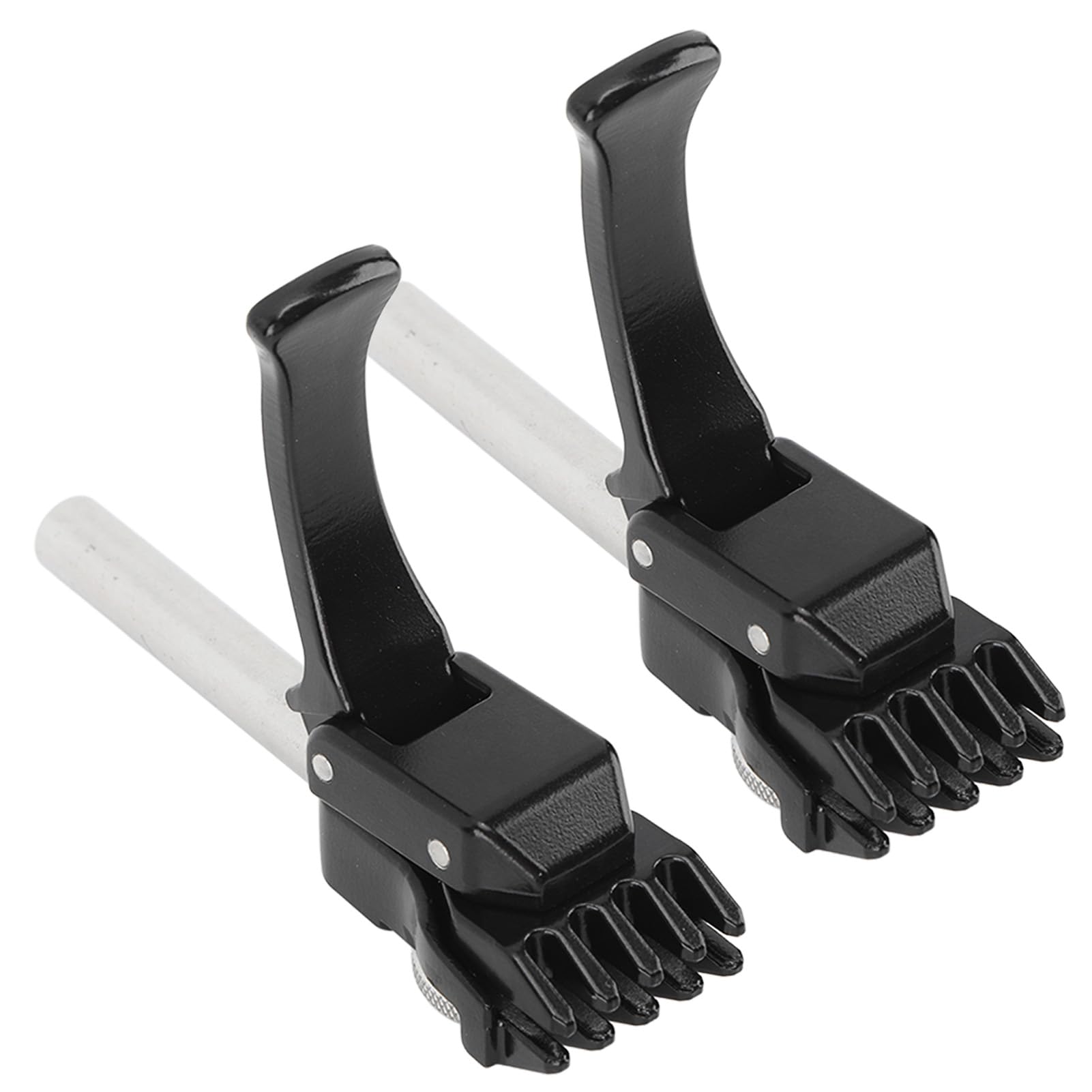 Topyond 1 Pair of Tennis Badminton Stringing Machine, Black Tennis Badminton Machine String Clamp with Flying and Starting Clamp for Precise Stringing, Handheld Badminton Machine Stringing Pliers