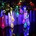 Lalapao Christmas lights 2 Pack 30 LED Solar String Lights Water Drop Fairy String Outdoor Decorations Waterproof Home Decor Light for Outside Xmas Tree Indoor Patio Garden Party Wedding (Multi Color)