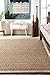nuLOOM Elijah Seagrass Natural Runner Rug, 2' 6