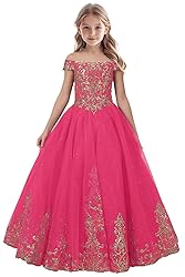 Tulle Flower Girl Dress for Wedding Sparkly