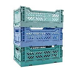 Collapsible Storage Box, Foldable Crate Organizer