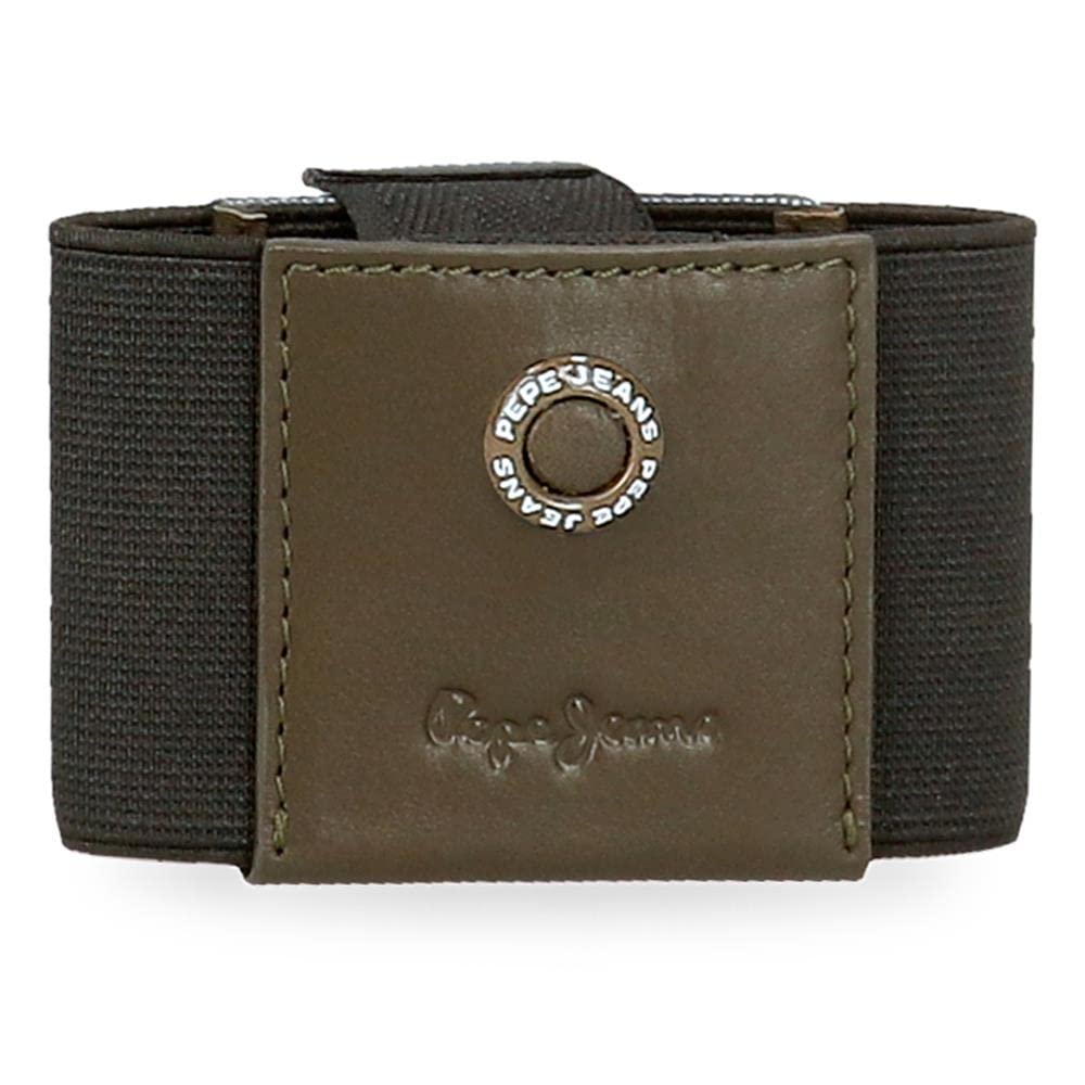 Pepe Jeans Badge, Khaki, única, Rubber Card Holder