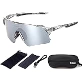 OUWOR Polarized Cycling Glasses for Men Women Youth, UV400 Mountain Bike Sunglasses for Bicycle Mtb Running Fishing Baseball