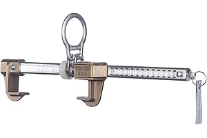 GUARDIAN FALL PROTECTION Guardian 00101 Beamer 2000 | Horizontal Beam Anchor | Fits 3.5 to 14 Inch Beams up to 1.25 Inches Thick | Tool Free Installation | OSHA and ANSI Compliant