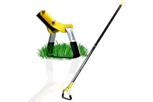 DonSail Hoe Garden Tool - Scuffle Garden Hula Hoes for Weeding Gardening Long Handle Heavy Duty - Adjustable Weeding Loop Sti