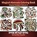Magical Abstracts Coloring Book: Magical Designs (Doodle Art Alley Books) (Volume 5) by Samantha Snyder