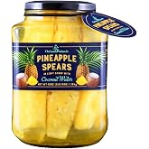 Pineapple Spears in Light Syrup with Coconut Water (42 Ounce)