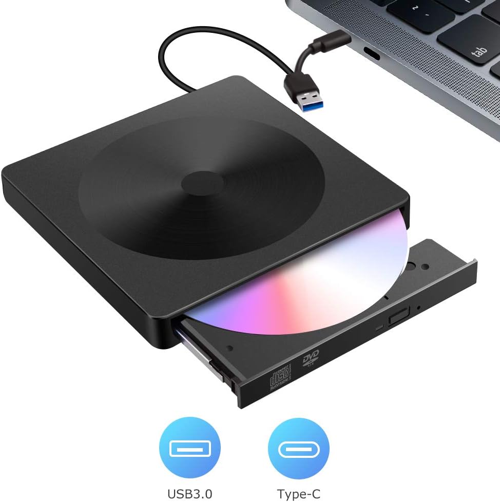 Lecteur Graveur Cd/dvd Externe Compatible Windows 10 Leclerc