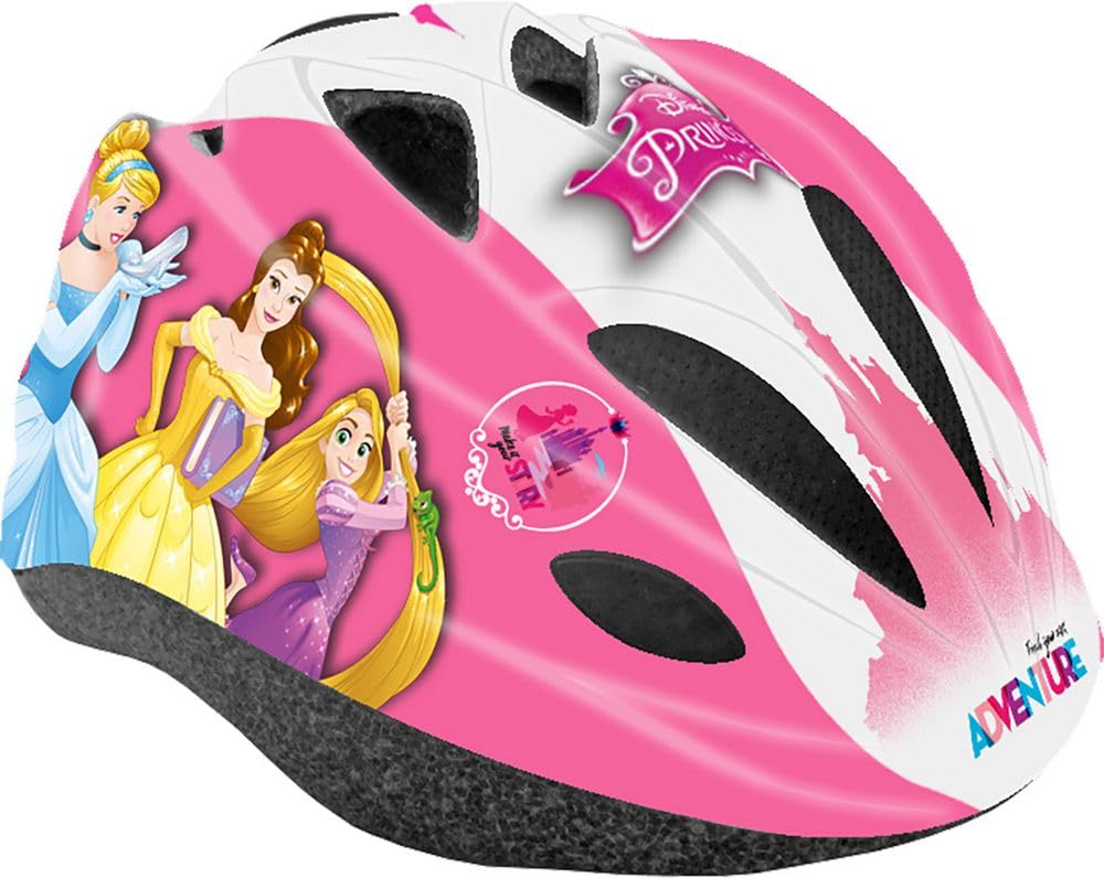 Disney Girls' Princess Bicycle Helmet, Multicoloured, S (52-56 cm)