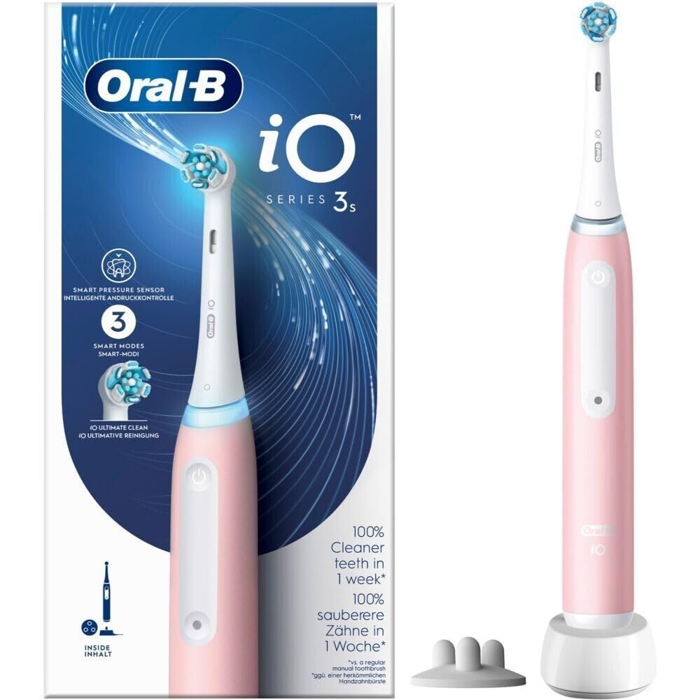 Spazzolino elettrico - ORAL-B - iO3 - Rosa - Oscillo-rotazione/pulsazione 3D - Funzionamento a batteria