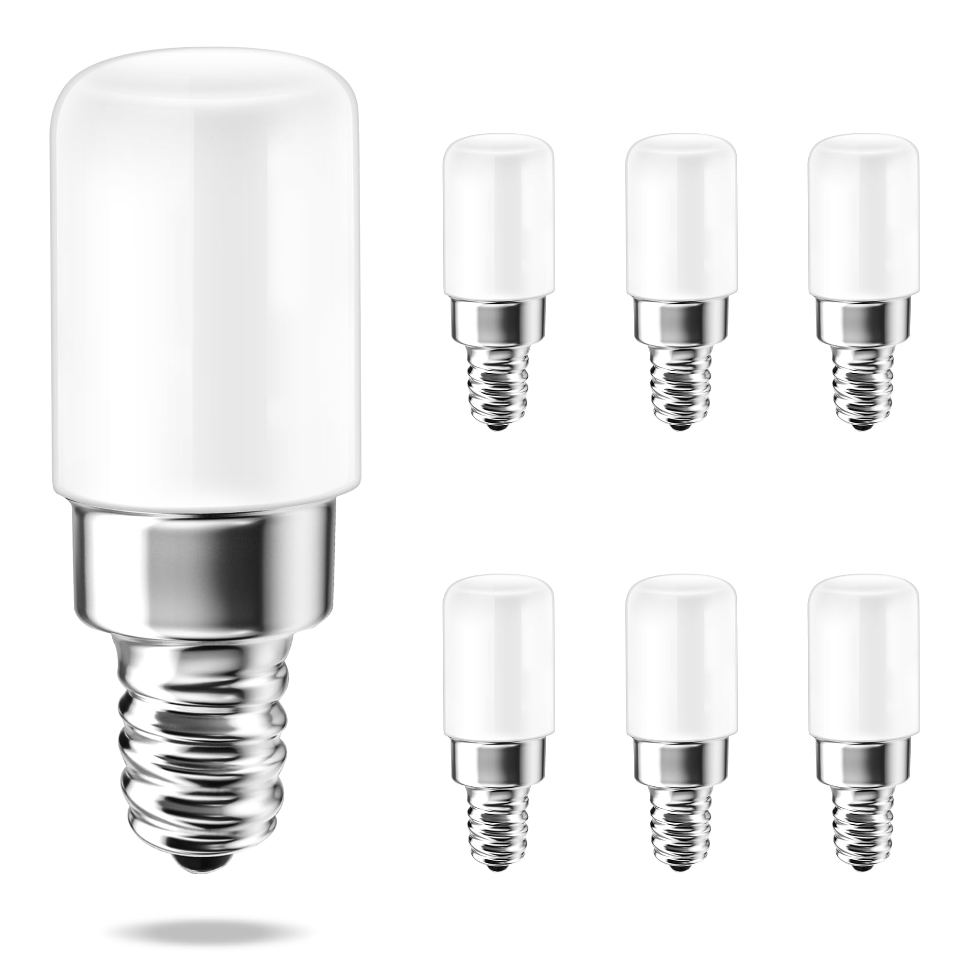 Photo 1 of UNILAMP E12 Night Light Bulb, 2W Mini Type B Light Bulb Equivalent 25W, Daylight White 5000K, 120V Edison Screw LED Bulb for Salt Lamp, Chandeliers, Non-Dimmable, 6-Pack