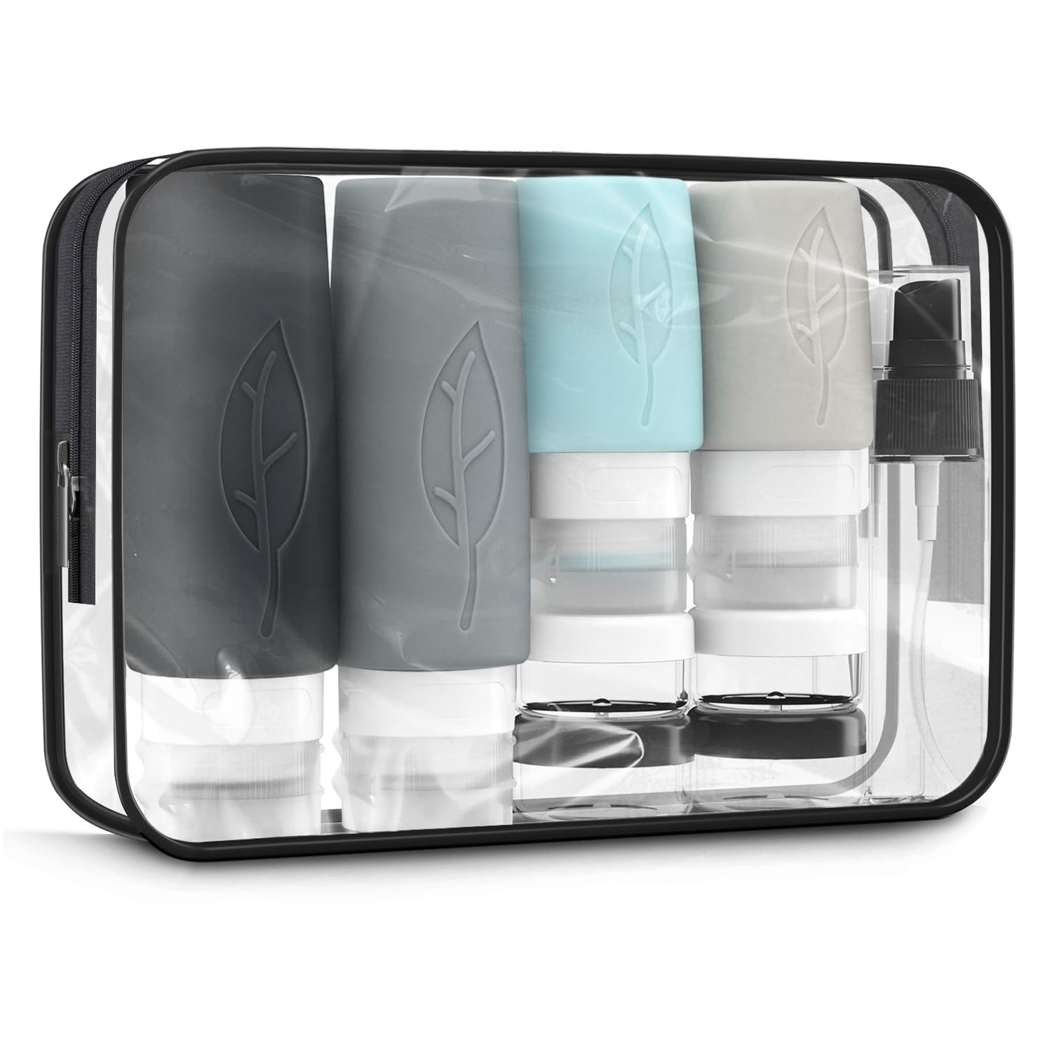 Photo 1 of 17 Pack Travel Size Toiletries - Refillable Travel Bottles, Leakproof Squeezable Travel Bottles For Toiletries, Portable Travel Size Containers, Travel Essentials For Various Lotion And Body Wash