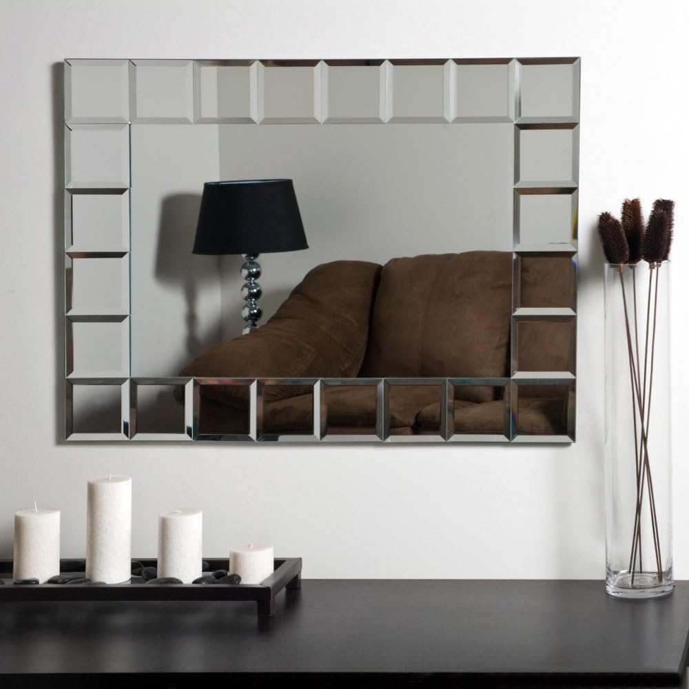 Decor Wonderland Montreal Bathroom Mirror in Black