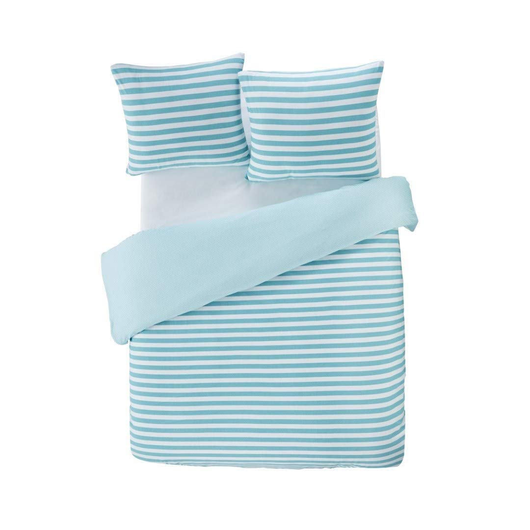 Papillon Humphrey Duvet Cover Blue, Jersey 100% cotton, 140 x 200/220 cm