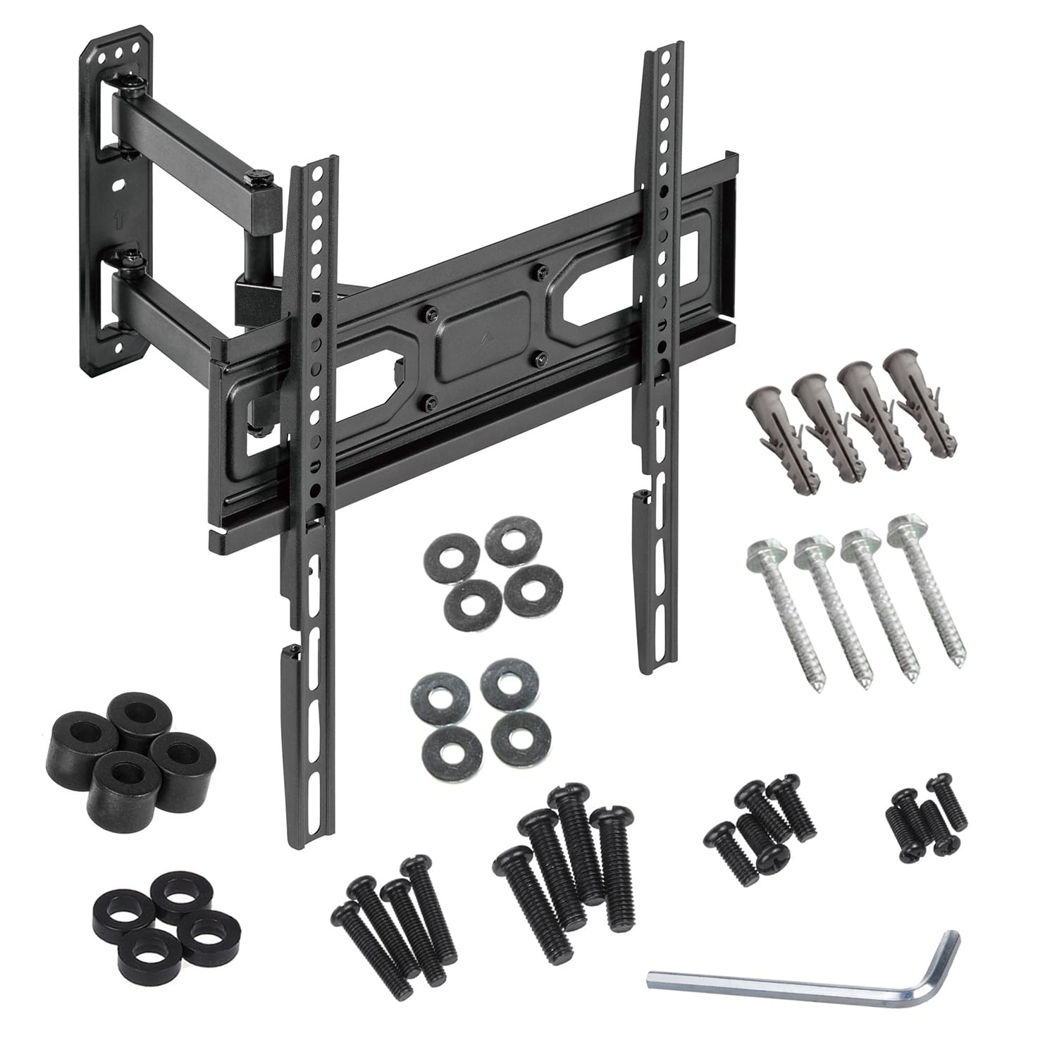 Maclean TV mount, max vesa 400x400, fits curved TVs, 33-70", 35kg, MC-647N