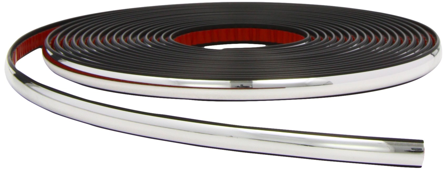 AutoStyle Universal self-adhesive Chrome list - Width 12mm / Length 8 meter