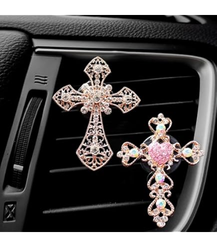 Car Vent Decorations 2 Pieces Bling Sexy Lip Air Vent Clips Rhinestone Lipstick Car Air Freshener Clip Crystal Car Air Outlet Decorations Charm Car Inter Decor Accessories For Girls Women Car Symbol