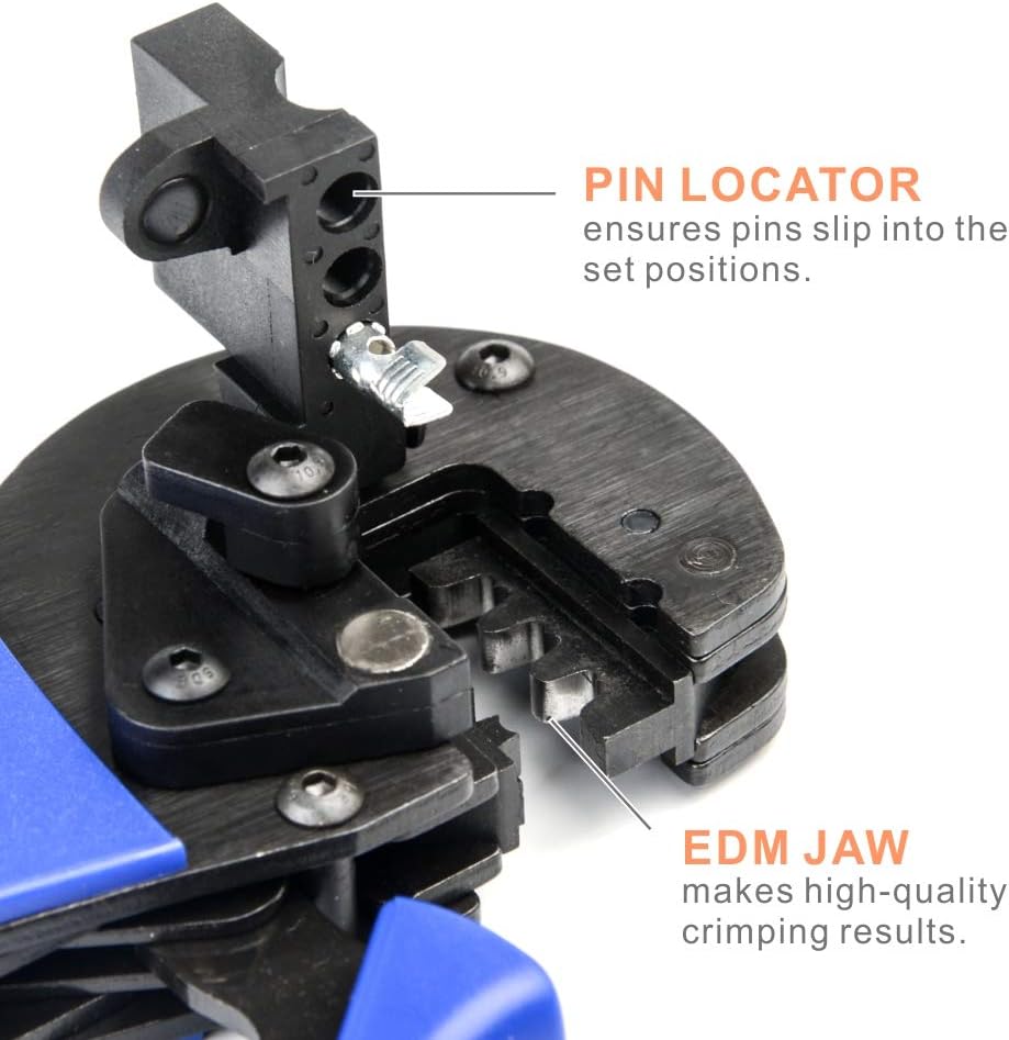 IWISS MC4 Solar Crimping Tools for AWG 14-10(2.5/4/6.0mm2) Solar Panel PV Cables: Home Improvement