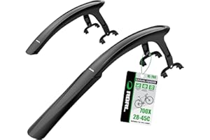 RBRL Bike Fender Set, Quick Release Bike fenders for Gravel and Road Bike, Adjustable Bicycle Fenders 28'', Full Cover Thicke