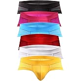 Uneihoiz Men's Soft Modal Underwear Breathable Holes Design Briefs Pack of 3