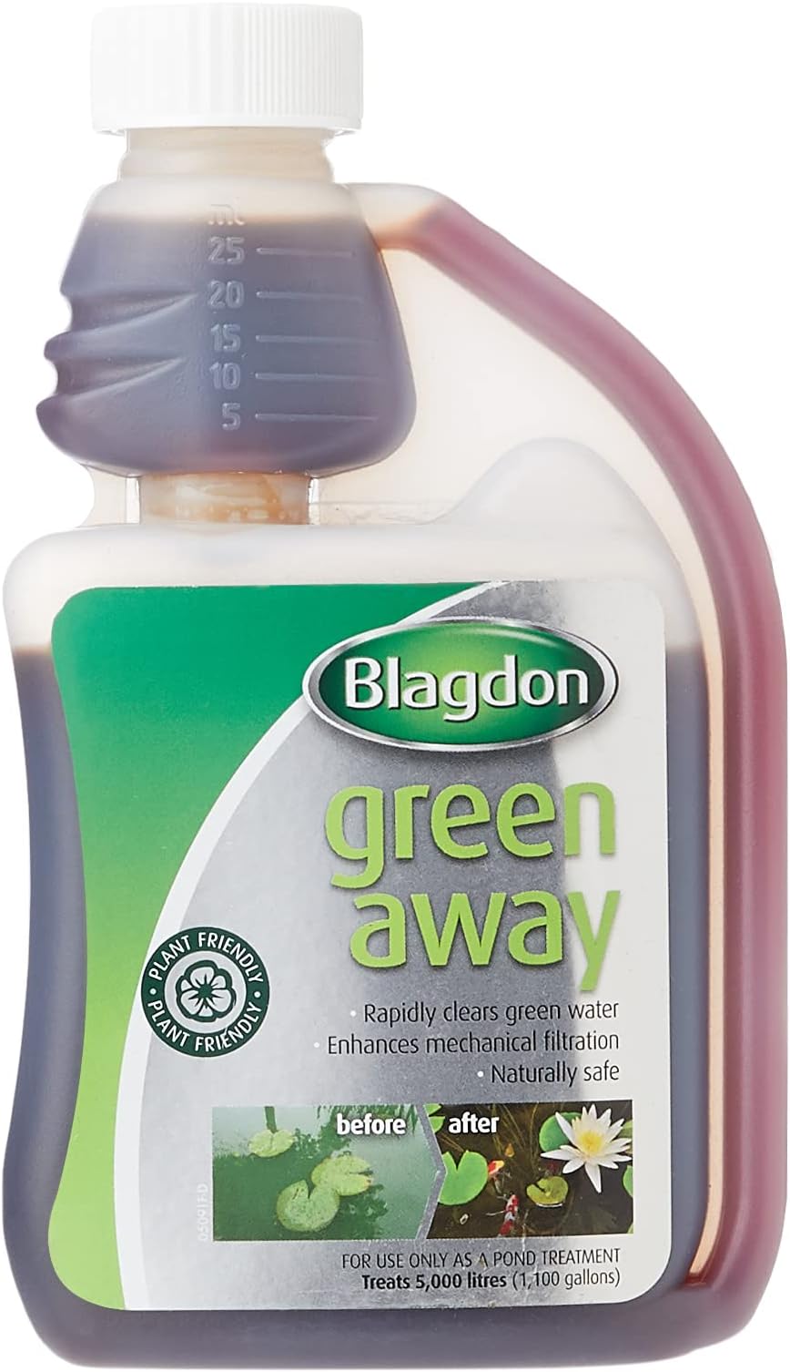 Blagdon Green Away Pond Water Treatment 250 ml Treats 5,000 L