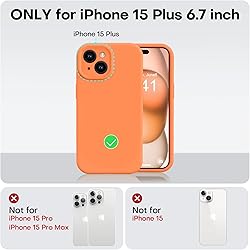 Vooii Compatible with iPhone 15 Plus Case, Upgrade