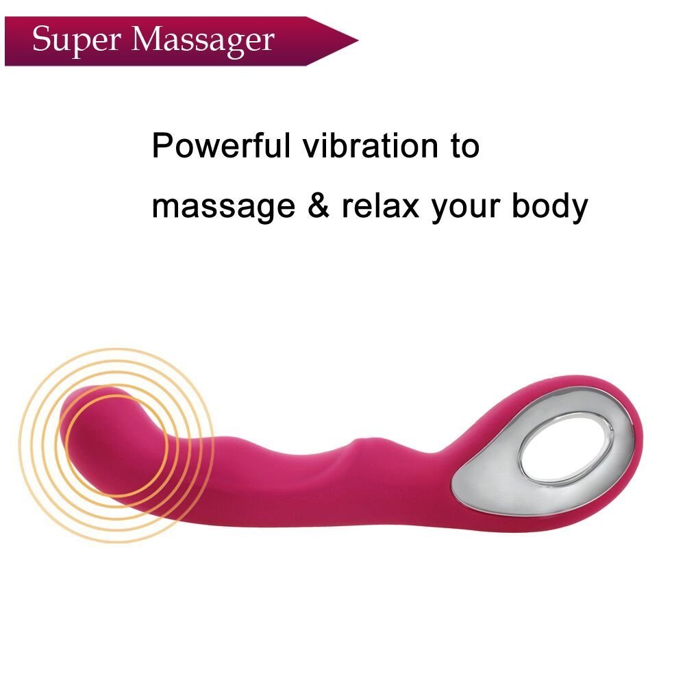 G-Spot Waterproof Rechargeable Dildo Vibrator 10 Speeds Silicone Clitoris Vagina Stimulator Adult Sex Toys for Women and Couples (Pink)