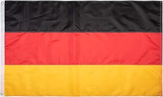 Lixure Deutschland Flagge/Fahne Premium Qualität für Windige Tage 90x150cm Nationalflagge-Durable 210D Nylon Draußen/Drinnen Dekoration Flagge MEHRWEG