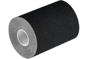 SLEEFS Turf Tape (Black) - Perfect Football Arm Tape / Extra Wide Athletic Tape - Flexible, Waterproof, Ultra Sticky Kinesio / Kinetic / Kenesiology Tape