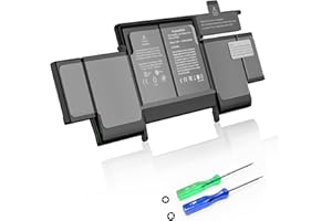 Puredick A1582 A1502 Battery, Replacement Battery A1502 for MacBook Pro 13 inch Retina [ Early 2015, Mid 2014, Late 2013 ] A1493 - High-Performance and Longevity [11.36V 74.9Wh 18Months Warranty]