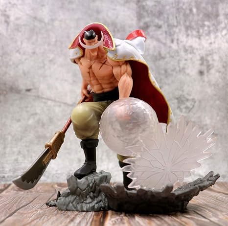 Amazon Co Jp ワンピースアニメフィギュアスタンドエドワードニューゲートモデルおもちゃ装飾pvc置物デスクトップ像 Banghai ホーム キッチン