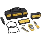 Fluke Networks - 5018513 MS-POE-KIT MicroScanner Copper Cable Verifier &amp; PoE tester for RJ-45 Category 5-6A Ethernet Cables, Includes IntelliTone Pro 200 &amp; Remote ID Kit