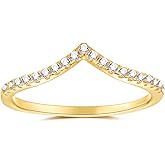 espere Pointed V Shaped Chevron 925 Sterling Silver Ring