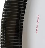 Daewoo 2000W Electric Fan Heater Portable Upright Flat 2 Heat Settings Fan Only view 5