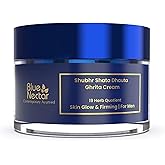Blue Nectar Shata Dhauta Ghrita Face Cream for Men | 100 Times Washed Ghee Face Moisturizer for | Truly Natural Face Cream for Skin Firming (19 Herbs, 50g)