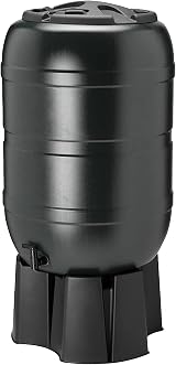 STAR SUPPLIES 100L Outdoor Water Butt with Stand Lid and Tap view 4