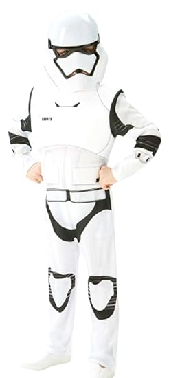 Confettery - Jungen Star Wars Stormtrooper Karneval Faschingskostüm, 152, Weiß