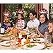 UNOMOR 2 PCS Handmade Turkey Headband for Thanksgiving Day, Turkey Trot, Family Party Costume Accessories