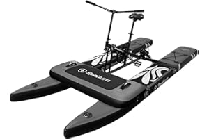 Spatium SUP Water Bikes, Inflatable Pedal Boat,Inflatable Fishing Boat Pedal Kayak Release Your Hand end Enjoy Fun Water and 