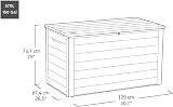 Keter Signature Ontario 575L Outdoor Storage Box Rosewood Weather Resistant view 7