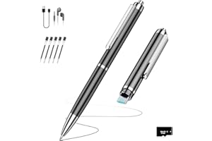 136G Digital Voice Recorder, Playback & Voice Activation Recording Device with 30Hour Continuous Recording, 9800 Hours Record