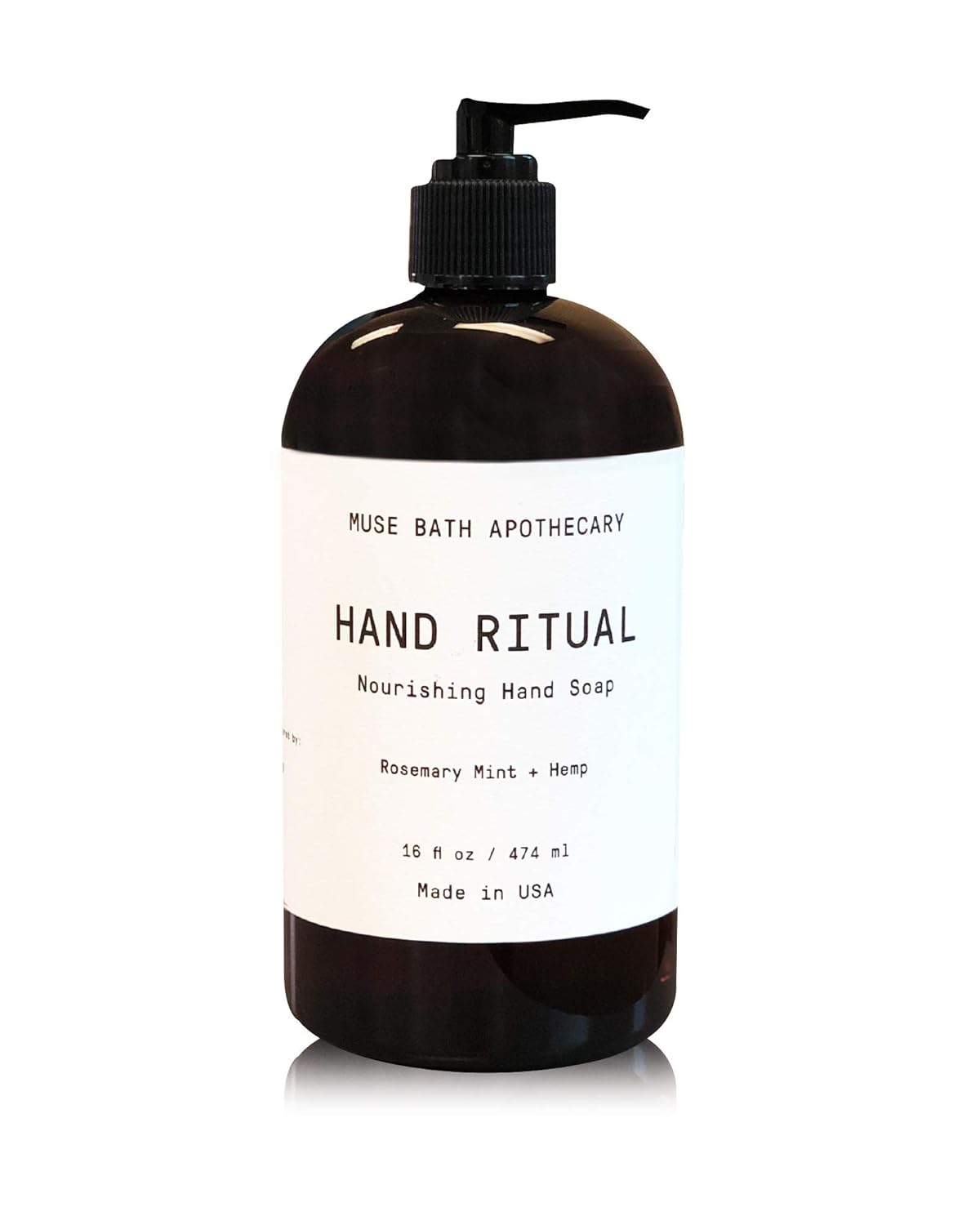 Muse Bath Apothecary Hand Ritual - Aromatic and Nourishing Hand Soap, 16 oz, Infused with Natural Essential Oils - Aloe + Eucalyptus + Lavender, 2 Pack : Beauty