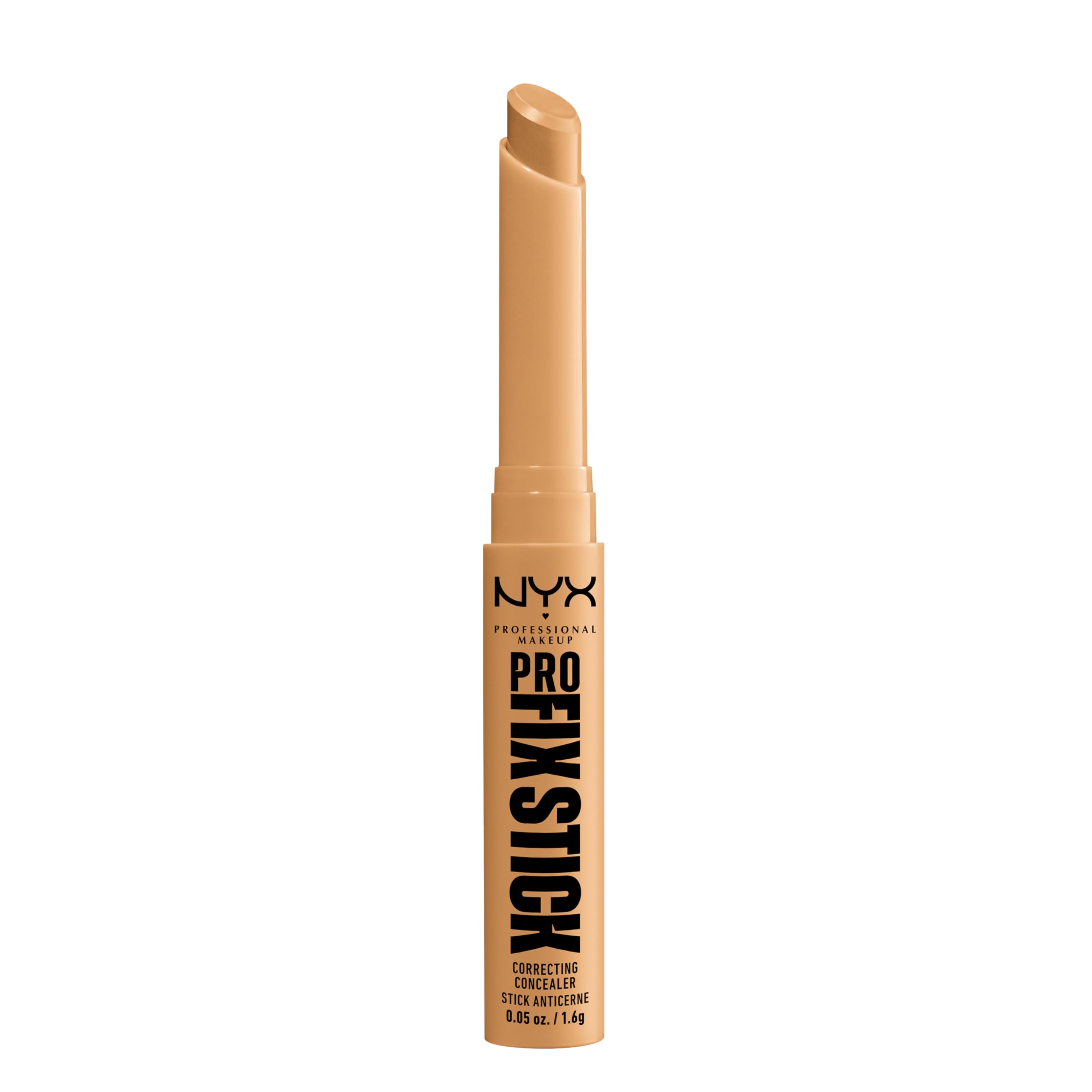 NYX Professional Makeup Correcting Concealer Stick, Covers Blemishes, Dark Spots and Discolouration, 12H Wear, Vegan Formula, Pro Fix Stick, Classic Tan