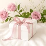 G2PLUS Baby Pink Satin Ribbons 10mm x 22m Gift Wrap for Crafting Decor view 4