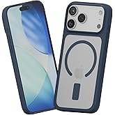 PEEL Active Bumper Case for iPhone 17 Pro Max (Navy) – Military-Grade Drop Protection, Shock-Absorbing TPU Bumpers, Embedded Magnet Compatible with MagSafe, Slim Minimalist Design, Branding-Free