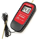 FenceMate Digital Volt Meter for Electric Fence, Range up to 15,000 V | Fence Voltage Tester with Large LCD Display, Automatic On/Off, Grounding &amp; 9V Battery Included